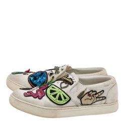 Marc Jacobs White Canvas Patches And Embellished Mercer Slip On Sneakers Size 38 For Women 12 Marc Jacobs White Canvas Patches And Embellished Mercer Slip On Sneakers Size 38 For Women -Cheap Marc Jacobs Store luxury women marc jacobs used shoes p608890 002