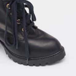 Marc Jacobs Black Leather Fur Lined Ankle Length Boots Size 41 For Women -Cheap Marc Jacobs Store luxury women marc jacobs used shoes p668859 006