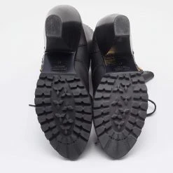 Marc Jacobs Black Leather Fur Lined Ankle Length Boots Size 41 For Women -Cheap Marc Jacobs Store luxury women marc jacobs used shoes p668859 007