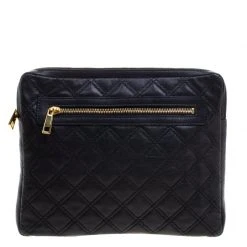 Marc Jacobs Black Quilted Leather Clutch For Women 14 Marc Jacobs Black Quilted Leather Clutch For Women -Cheap Marc Jacobs Store luxury women marc jacobs used travel p102067 004