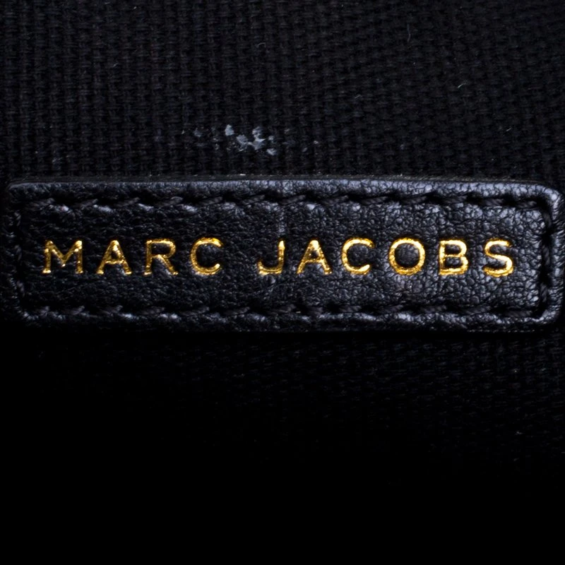 Marc Jacobs Black Quilted Leather Clutch For Women 8 Marc Jacobs Black Quilted Leather Clutch For Women - Image 8