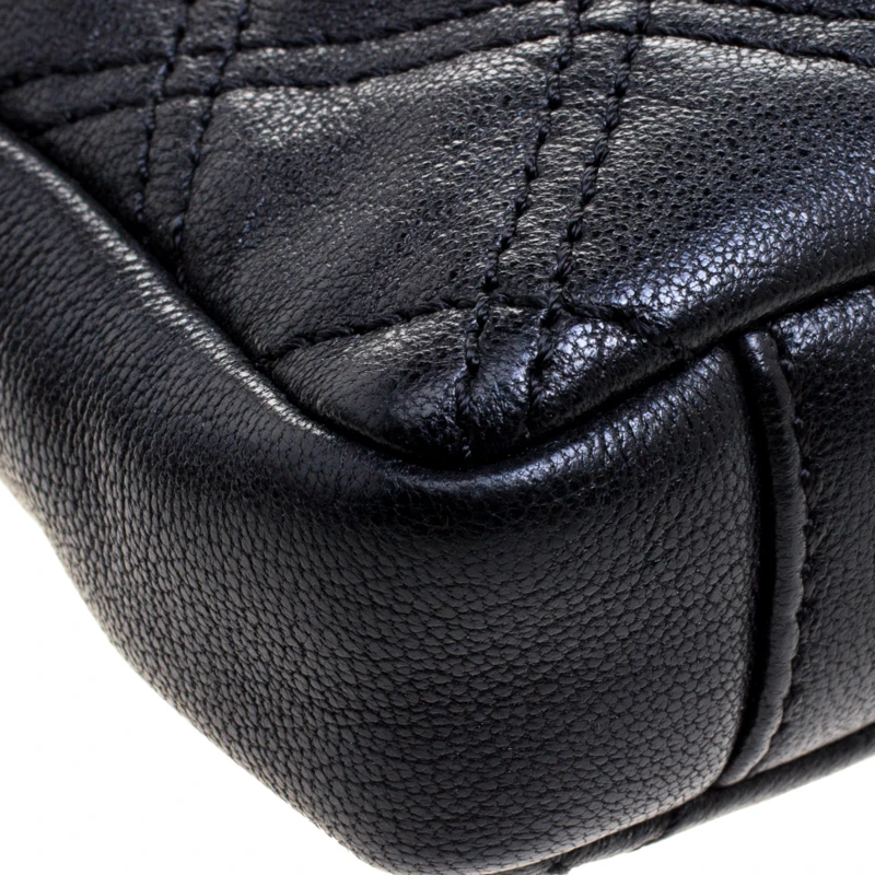 Marc Jacobs Black Quilted Leather Clutch For Women 10 Marc Jacobs Black Quilted Leather Clutch For Women - Image 10