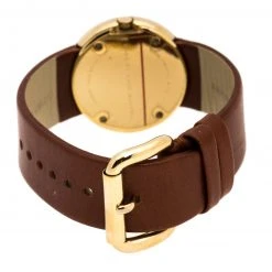 Marc By Marc Jacobs White Yellow Gold Plated MBM8520 Women's Wristwatch 33 Mm For Women -Cheap Marc Jacobs Store luxury women marc jacobs used watches p245652 007