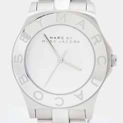 Marc By Marc Jacobs Silver Stainless Steel Blade MBM3125 Women's Wristwatch 36 Mm For Women -Cheap Marc Jacobs Store luxury women marc jacobs used watches p632492 001